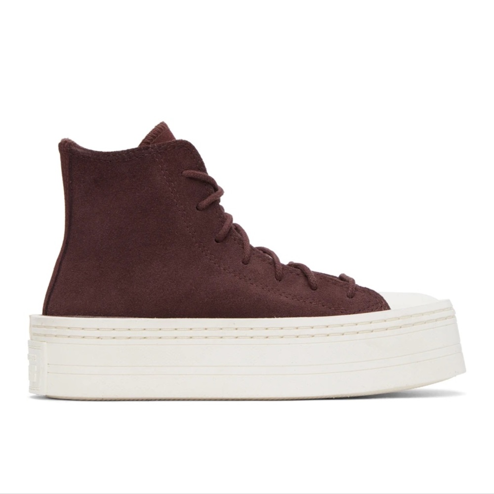 NEW Men’s Suede Converse Flatform Sneakers Size 42